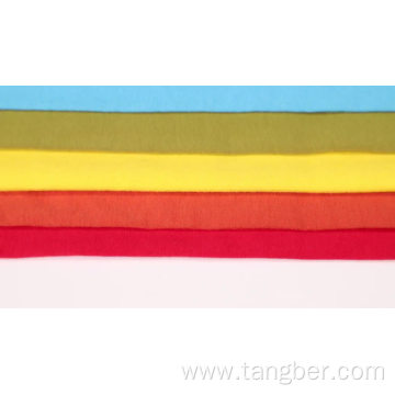 100% combed cotton yarn jersey knit fabric